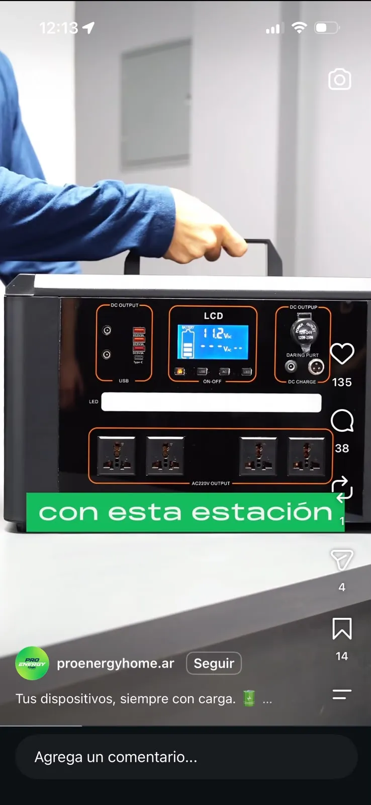 Reel de PRO ENERGY Home: Con esta estación