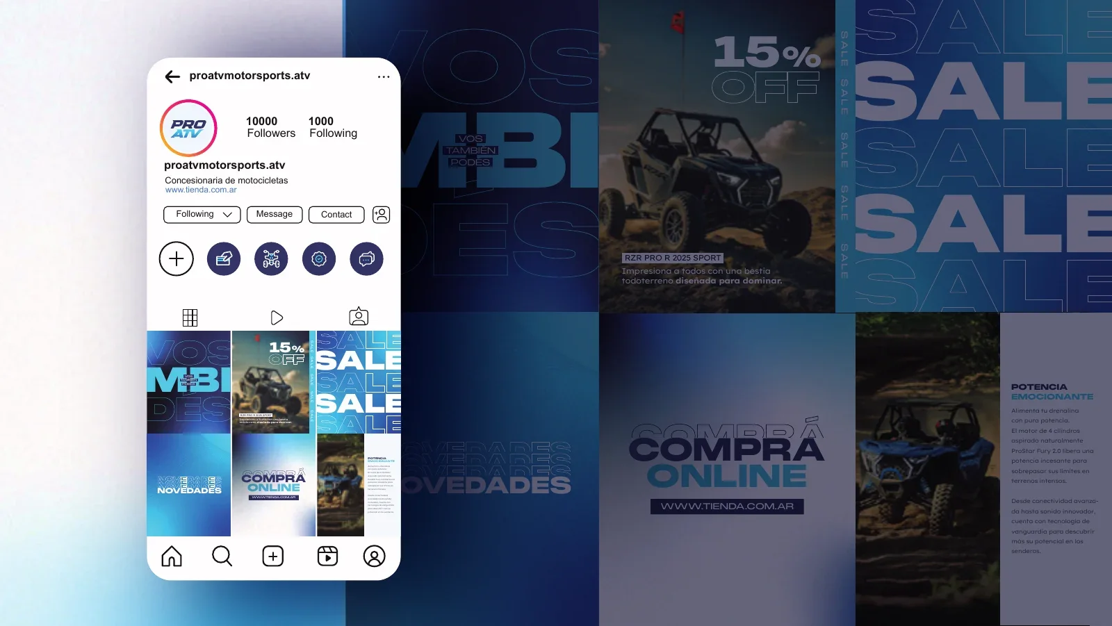 Marca aplicada en Instagram